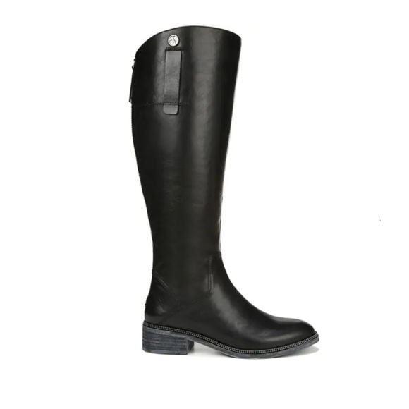 Timeless Modern Franco Sarto x Anthropologie Black Leather Boots - Picture 2 of 9